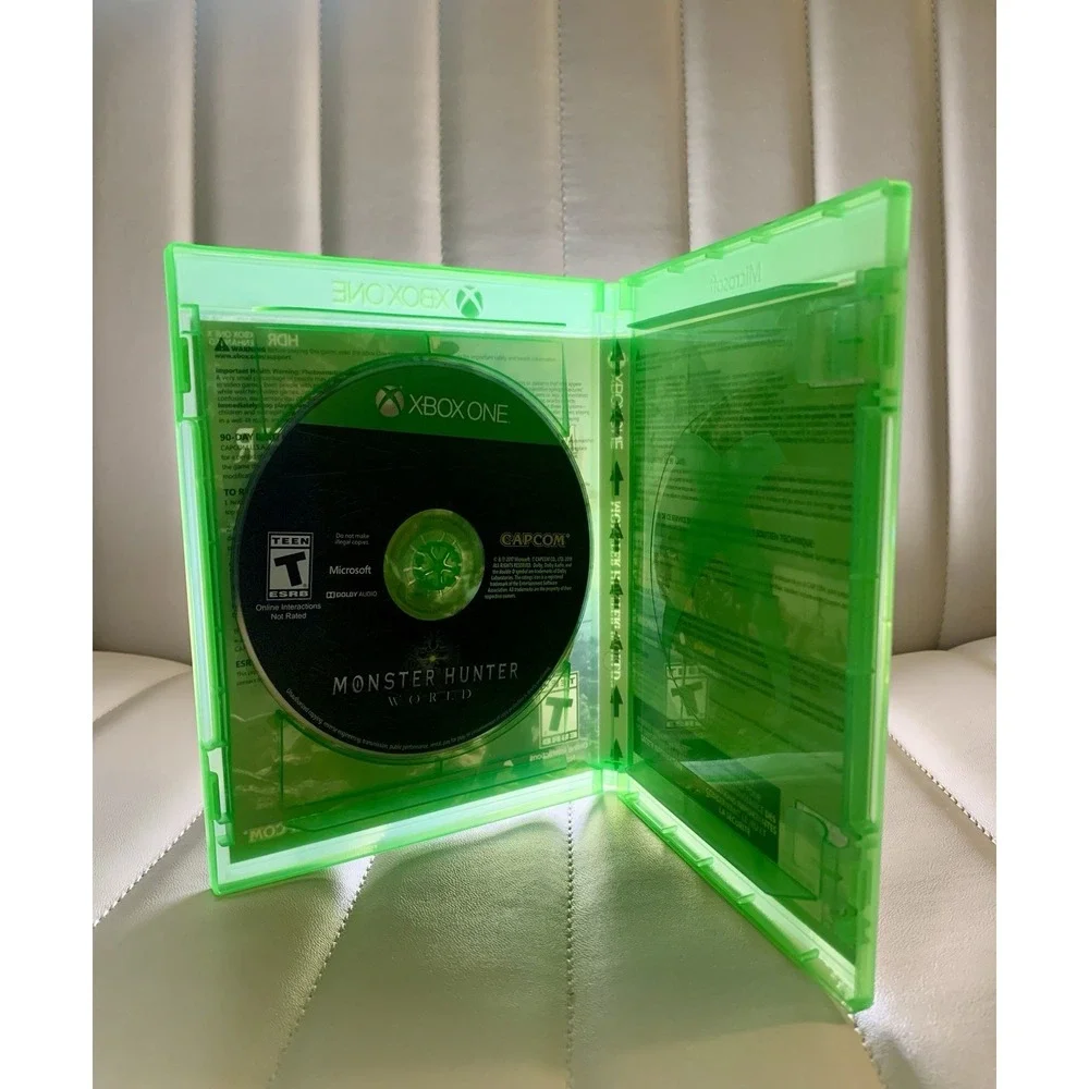 Monster‎ Hunter World Microsoft Xbox One 2018 Tested Working with Case